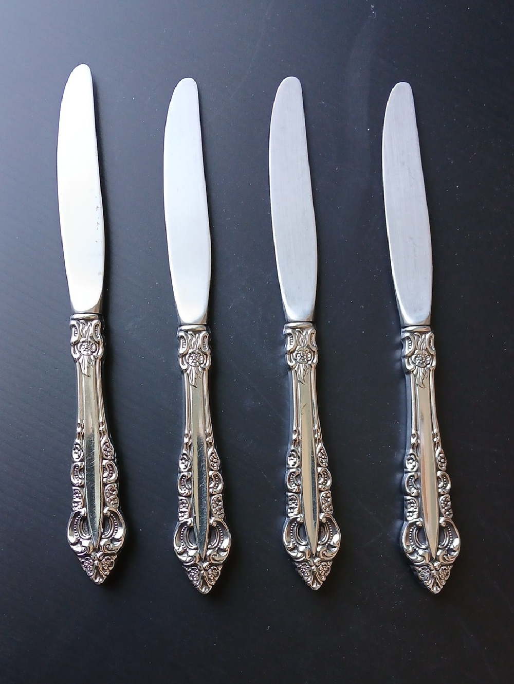 Reed & Barton ROYAL MAJESTY 1971 Stainless Steel Flatware Dinner Knives Set of 4